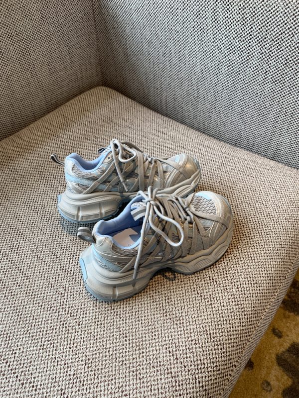 Lightweight Mesh Breathable Dad Shoes for Women, 2025 Summer Casual Sports Footwear, Thick-Soled Height-Increasing Style