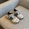 Lightweight Mesh Sports Shoes for Women - Casual Lace-Up Thick-Soled Dad Sneakers, Comfortable & Breathable 2025 Style
