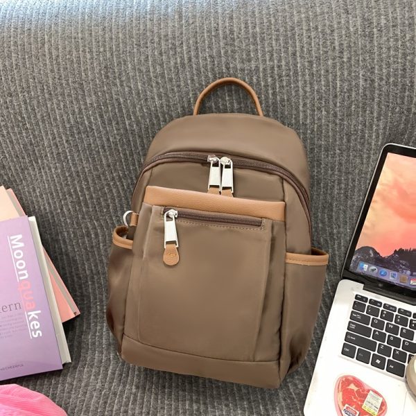Lightweight Nylon Women's Backpack for Travel & Commuting - 2025 Spring Collection, Stylish & Functional School Bag