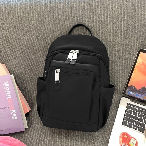 Lightweight Nylon Women's Backpack for Travel & Commuting - 2025 Spring Collection, Stylish & Functional School Bag