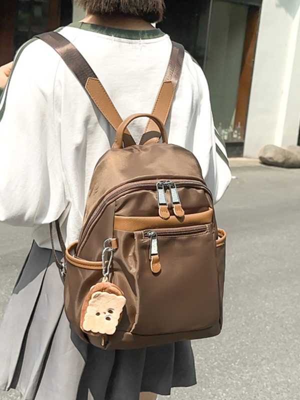 Lightweight Nylon Women's Backpack for Travel & Commuting - 2025 Spring Collection, Stylish & Functional School Bag
