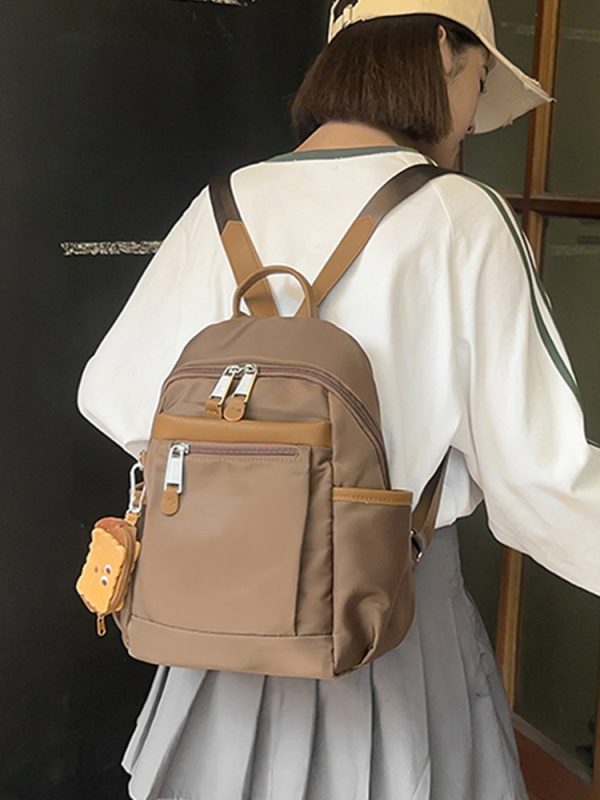 Lightweight Nylon Women's Backpack for Travel & Commuting - 2025 Spring Collection, Stylish & Functional School Bag