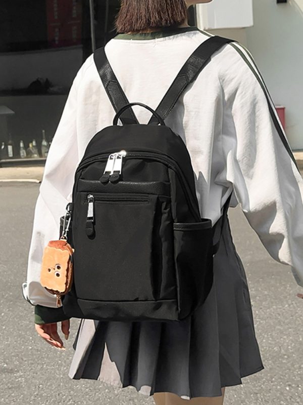 Lightweight Nylon Women's Backpack for Travel & Commuting - 2025 Spring Collection, Stylish & Functional School Bag