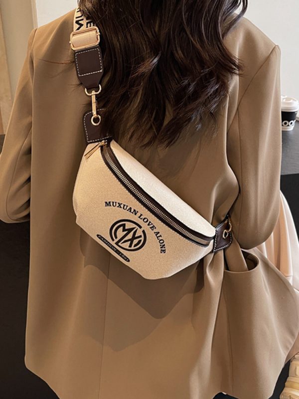 Lightweight Portable Shoulder Bag with Wide Strap - 2025 Spring Underarm Crossbody Bag for Commuting and Everyday Use