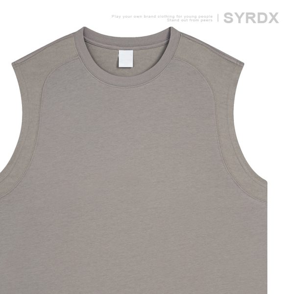 Lightweight Quick-Dry Cotton Basketball Sports Vest - Sleeveless T-Shirt for Activewear, Ideal for Sports and Workouts