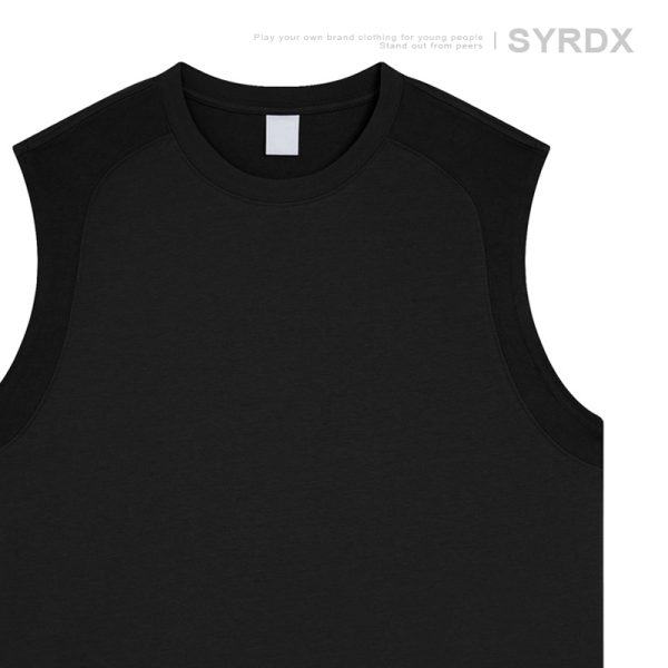 Lightweight Quick-Dry Cotton Basketball Sports Vest - Sleeveless T-Shirt for Activewear, Ideal for Sports and Workouts