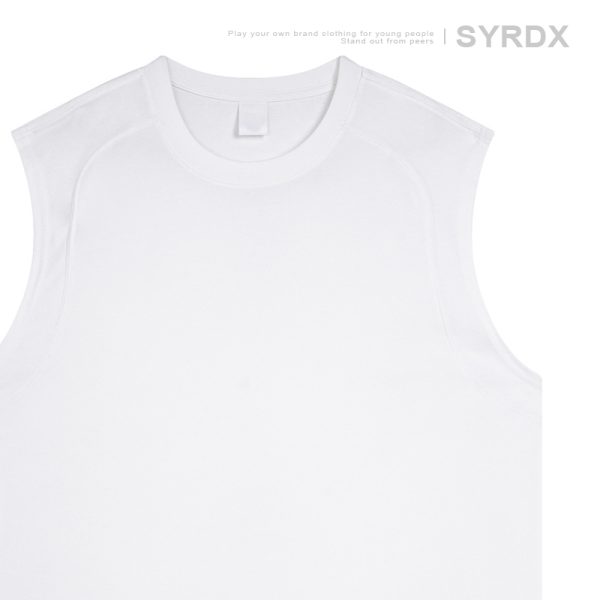Lightweight Quick-Dry Cotton Basketball Sports Vest - Sleeveless T-Shirt for Activewear, Ideal for Sports and Workouts