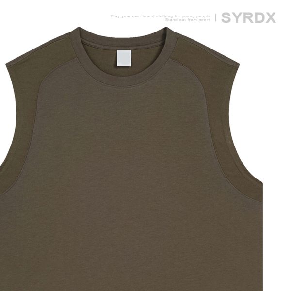 Lightweight Quick-Dry Cotton Basketball Sports Vest - Sleeveless T-Shirt for Activewear, Ideal for Sports and Workouts