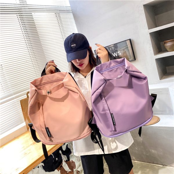 Lightweight Short Trip Backpack, Versatile Gym Bag for Business Travel, Sports & Swimming with Wet and Dry Separation Design