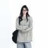 Lightweight UV Protection Jacket for Women, Loose Fit Zip-Up Hooded Coat, Ice-Feel Fabric, Sun Protection Outerwear