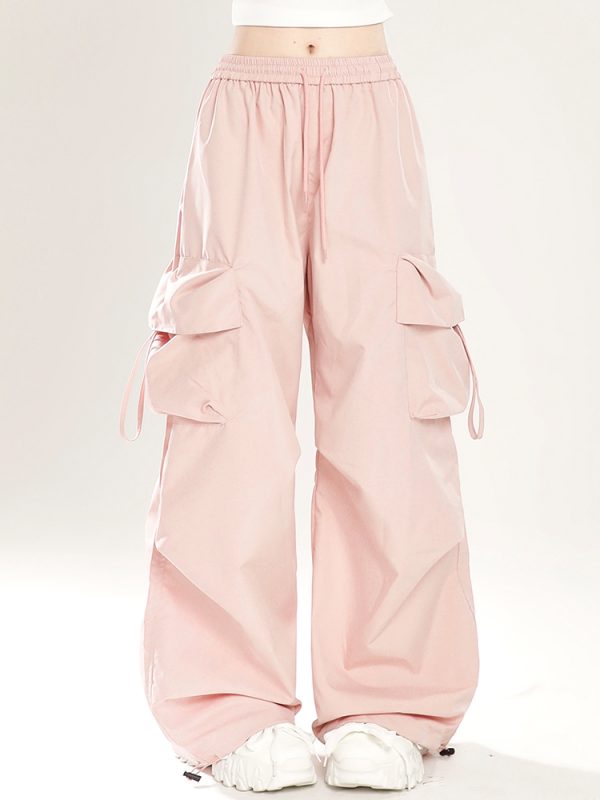 Loose Wide-Leg Quick-Dry Casual Work Pants for Summer 2025 - American Style Sports Trousers