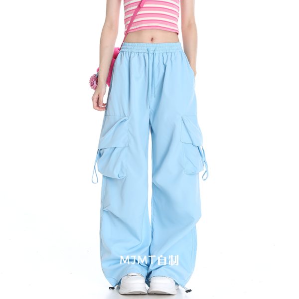 Loose Wide-Leg Quick-Dry Casual Work Pants for Summer 2025 - American Style Sports Trousers