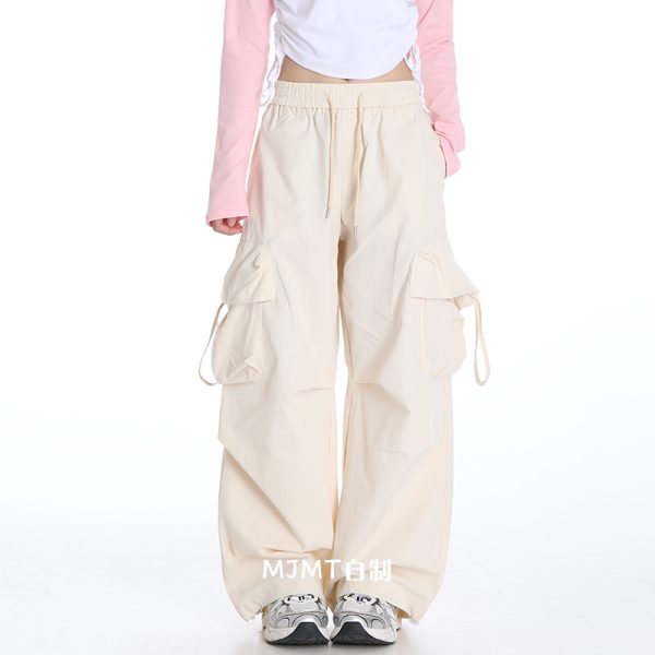Loose Wide-Leg Quick-Dry Casual Work Pants for Summer 2025 - American Style Sports Trousers