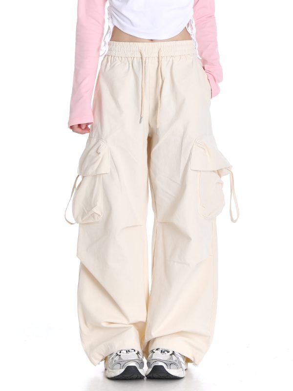 Loose Wide-Leg Quick-Dry Casual Work Pants for Summer 2025 - American Style Sports Trousers