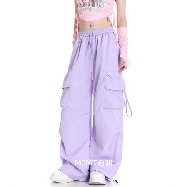 Loose Wide-Leg Quick-Dry Casual Work Pants for Summer 2025 - American Style Sports Trousers