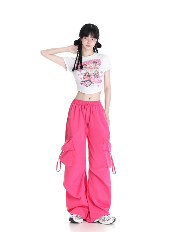 Loose Wide-Leg Quick-Dry Casual Work Pants for Summer 2025 - American Style Sports Trousers