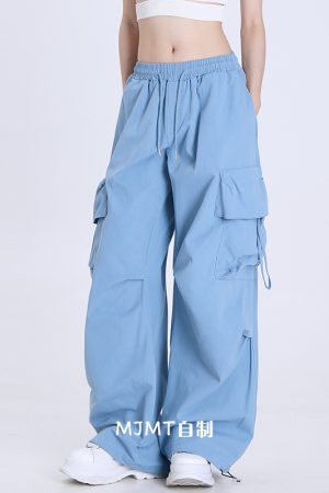 Loose Wide-Leg Quick-Dry Casual Work Pants for Summer 2025 - American Style Sports Trousers