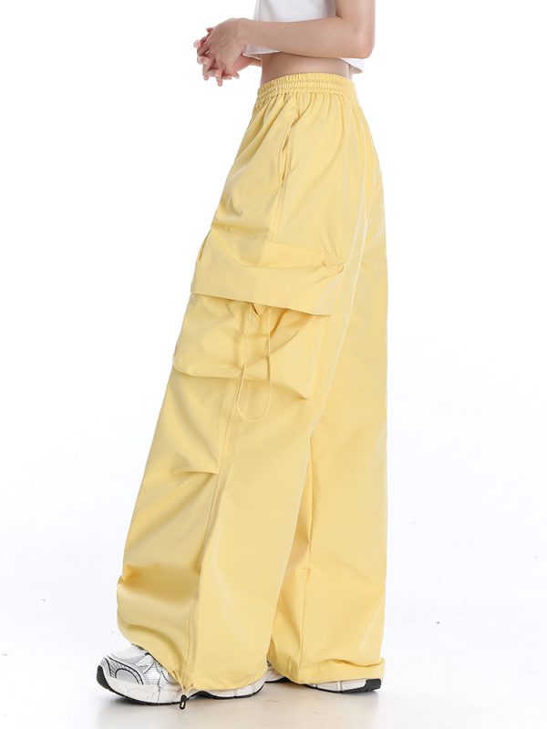 Loose Wide-Leg Quick-Dry Casual Work Pants for Summer 2025 - American Style Sports Trousers
