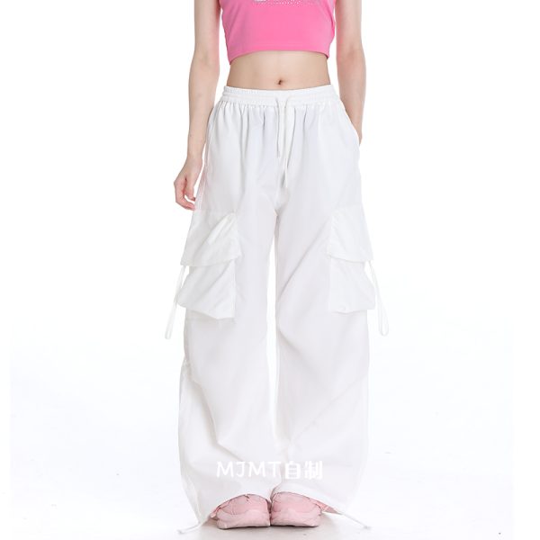Loose Wide-Leg Quick-Dry Casual Work Pants for Summer 2025 - American Style Sports Trousers