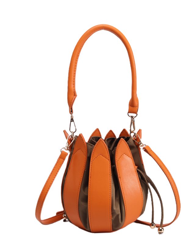 Lotus Lantern Bag 2025 Design, Fashionable Tulip Crossbody Bucket Handbag, Women's Stylish Jiang Yan Inspired Trendy Bag