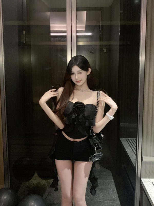Low-Waist Hollow Design Summer Slim-Fit Short Pants for Women - Luna Lunna Pure Desire Style Hot Pants