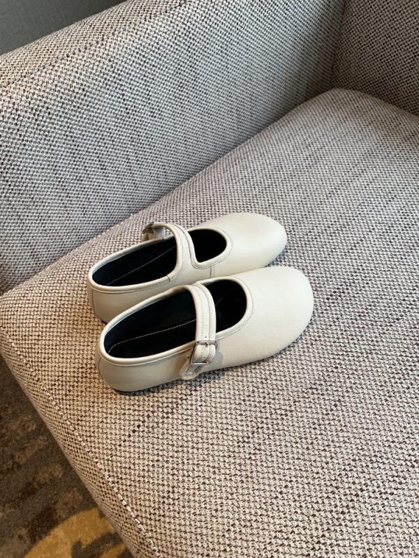 Mary Jane Flats for Women - 2025 Spring Style, Lambskin, One-Strap Buckle, Soft Sole, Shallow Mouth, Chic Flat Shoes