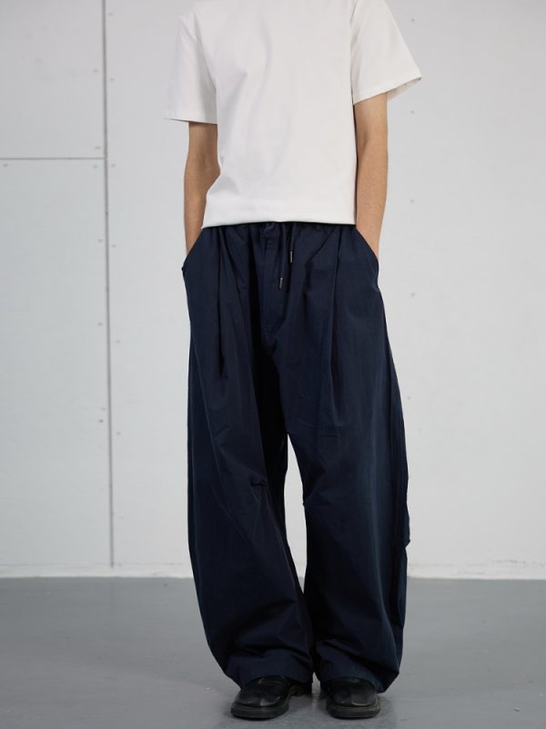 Men's 2025 Summer Wide-Leg Vertical Blade Casual Cargo Pants - Loose Fit Versatile Trousers for a Trendy Look