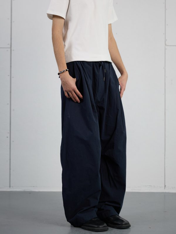 Men's 2025 Summer Wide-Leg Vertical Blade Casual Cargo Pants - Loose Fit Versatile Trousers for a Trendy Look