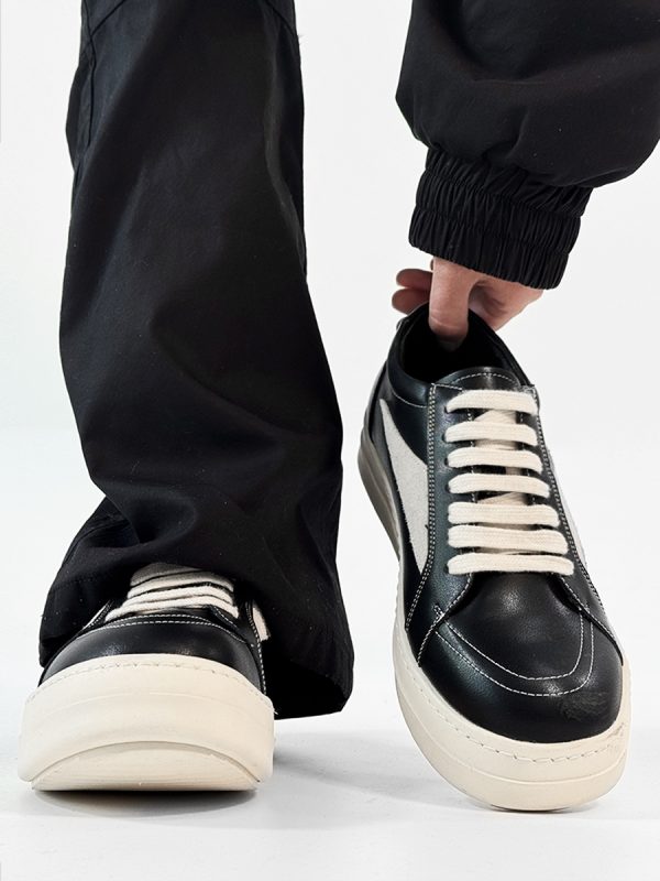 Men's and Women's Clean Fit Inverted Triangle Board Shoes - Trendy Casual Derby Sneakers, Minimalist Style for Couples