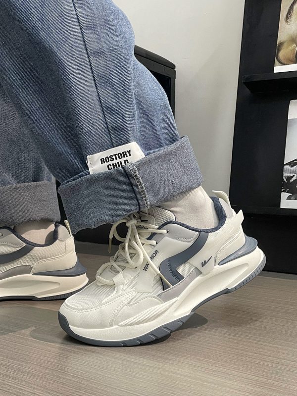 Men's Breathable Mesh Dad Shoes - Versatile Soft-Soled Sports Casual Footwear for Summer 2025