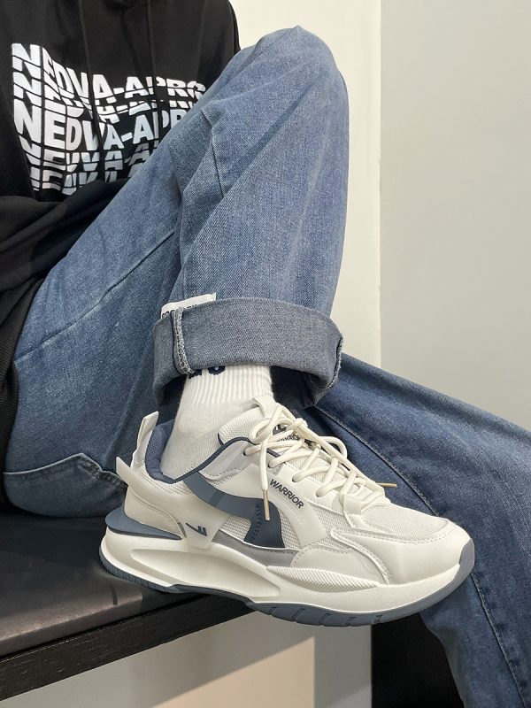 Men's Breathable Mesh Dad Shoes - Versatile Soft-Soled Sports Casual Footwear for Summer 2025
