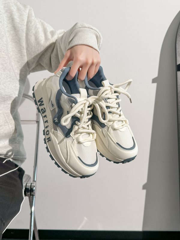 Men's Breathable Mesh Summer Shoes - Thick-Soled Casual Dad Sneakers - Soft-Bottom Versatile Sports Footwear