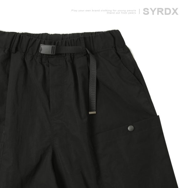 Men's Elastic Waist Shorts, Japanese Style Loose Casual Straight Pants, Summer 2023 Trend, Comfortable Fashion for Everyday Wear