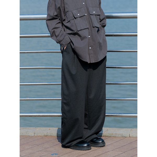 Men's Gray Casual Wide-Leg Sweatpants - Trendy Curved Blade Design for Sports & Everyday Wear, Perfect for Y2K Style