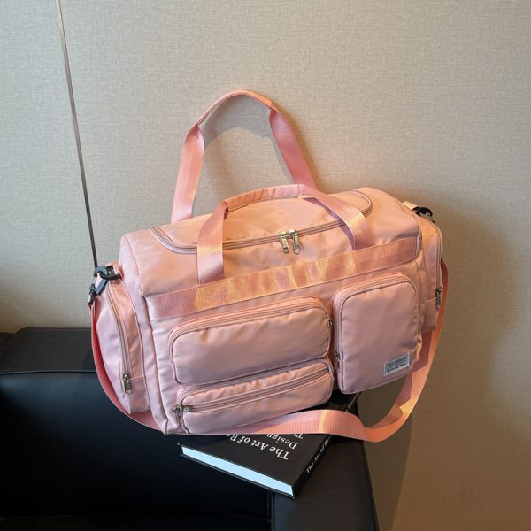 Men's Large Capacity Sports Fitness Bag - Lightweight Shoulder Tote for Short Trips & Business Travel - Versatile Maternity Luggage Bag