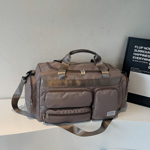 Men's Large Capacity Sports Fitness Bag - Lightweight Shoulder Tote for Short Trips & Business Travel - Versatile Maternity Luggage Bag