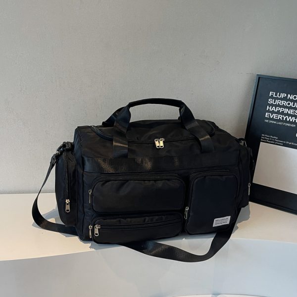 Men's Large Capacity Sports Fitness Bag - Lightweight Shoulder Tote for Short Trips & Business Travel - Versatile Maternity Luggage Bag