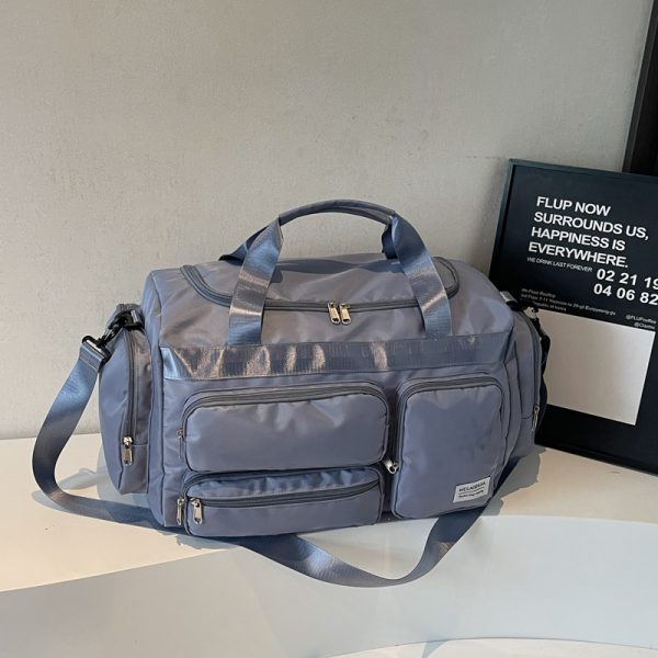 Men's Large Capacity Sports Fitness Bag - Lightweight Shoulder Tote for Short Trips & Business Travel - Versatile Maternity Luggage Bag