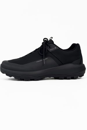 Men's Lightweight Breathable All-Black Mesh Hiking Shoes - Trendy Trail Running & Outdoor Walking Sneakers
