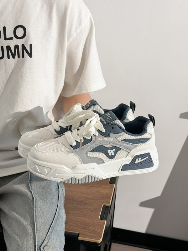 Men's Lightweight Breathable Mesh Sneakers, Korean Style Casual Summer Shoes, Trendy Versatile Design