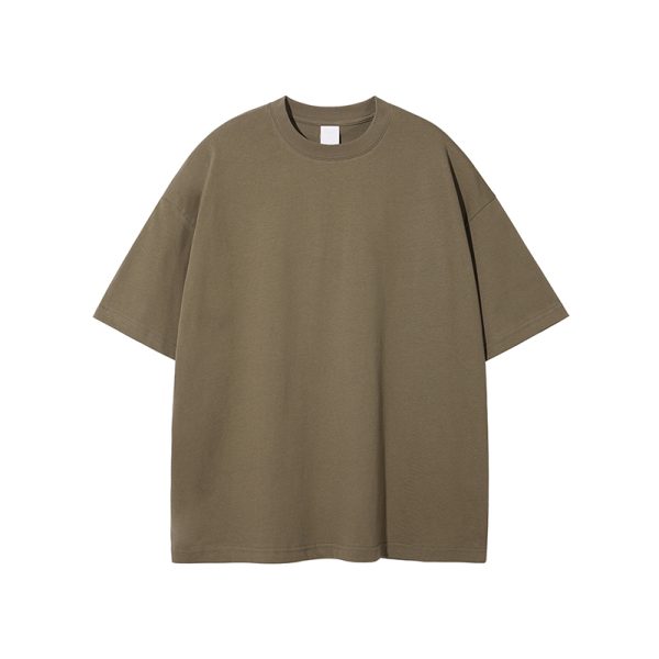 Men's Loose Fit Basic Cotton Undershirt, Round Neck, Short Sleeve, Non-Deformable, Zero Shrinkage, Casual Everyday Essential