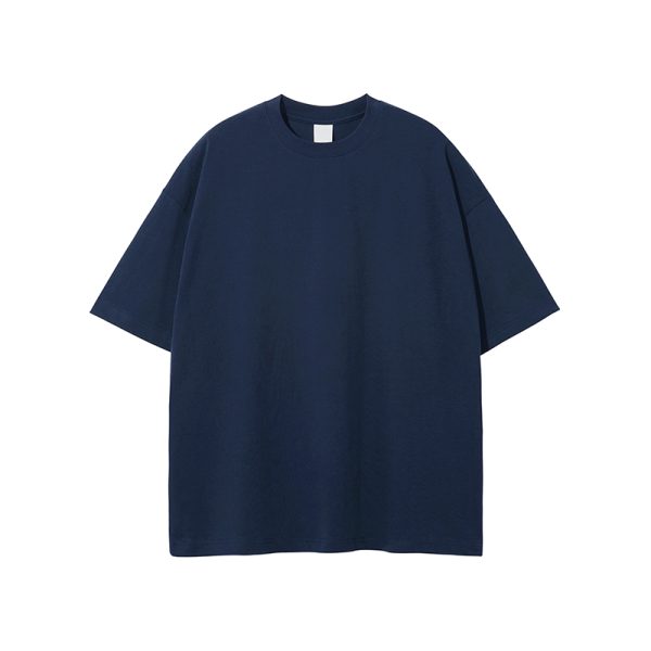 Men's Loose Fit Basic Cotton Undershirt, Round Neck, Short Sleeve, Non-Deformable, Zero Shrinkage, Casual Everyday Essential