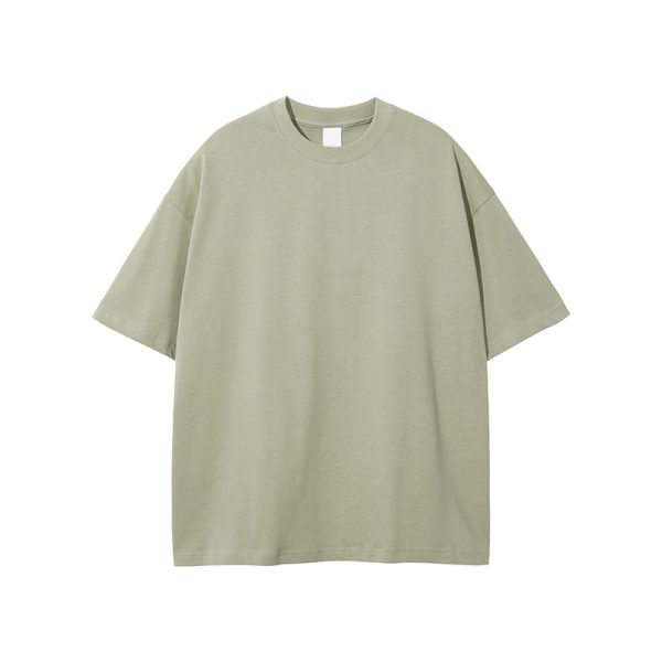 Men's Loose Fit Basic Cotton Undershirt, Round Neck, Short Sleeve, Non-Deformable, Zero Shrinkage, Casual Everyday Essential