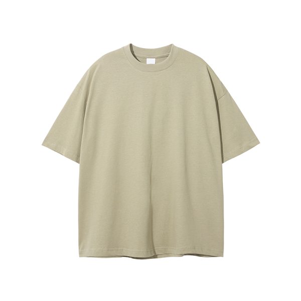 Men's Loose Fit Basic Cotton Undershirt, Round Neck, Short Sleeve, Non-Deformable, Zero Shrinkage, Casual Everyday Essential