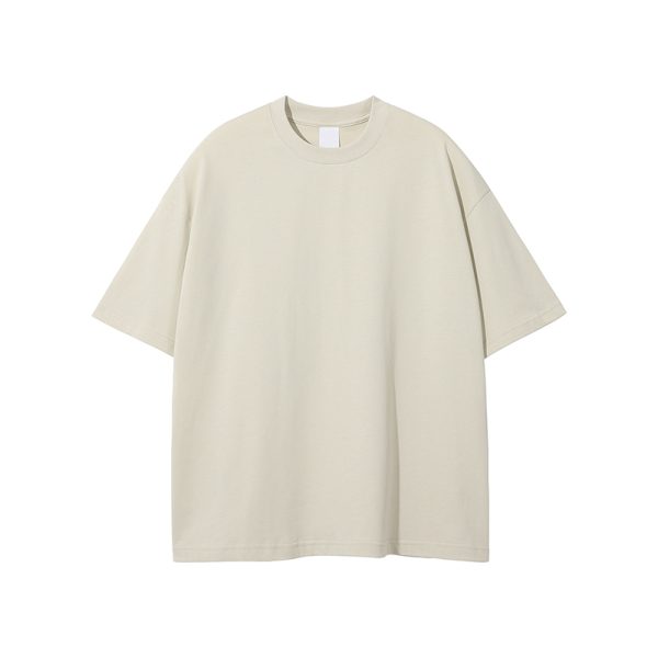 Men's Loose Fit Basic Cotton Undershirt, Round Neck, Short Sleeve, Non-Deformable, Zero Shrinkage, Casual Everyday Essential