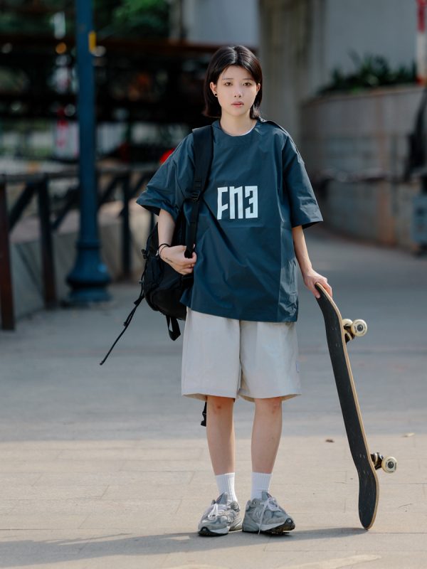 Men's Loose-Fit Japanese Retro Pocket Shorts - Casual Thin Streetwear Five-Point Design