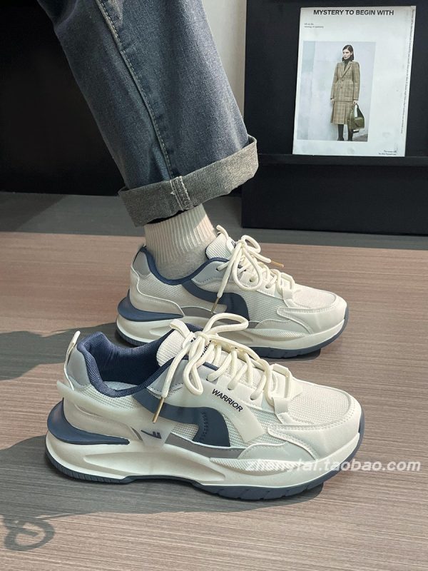 Men's Summer Mesh Dad Shoes - Versatile Soft Sole Breathable American Retro Sports Casual Footwear
