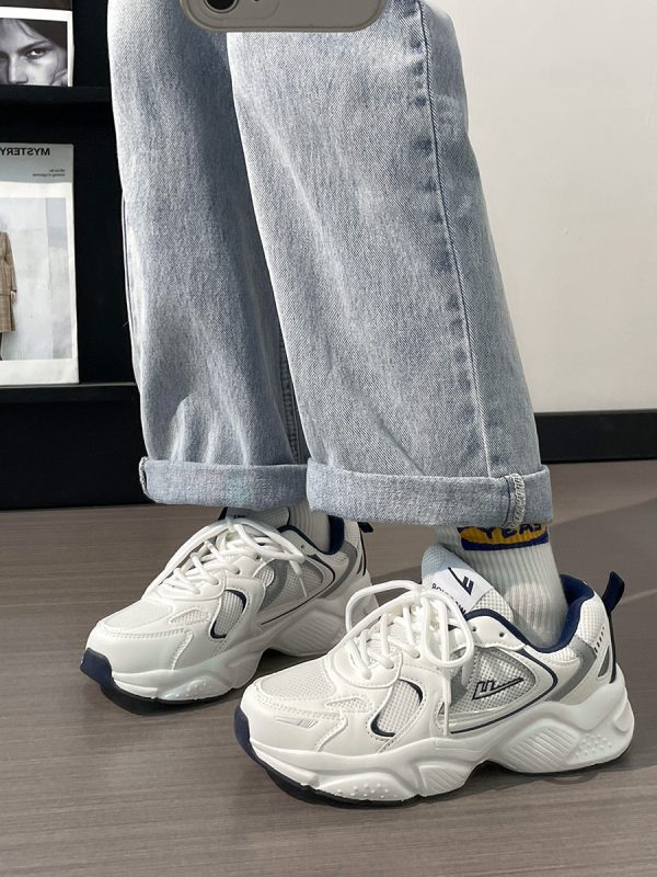 Men's Summer Retro Mesh Breathable Dad Shoes - Ultra-Light Thick Sole Sports Casual Footwear - 2025 American Style