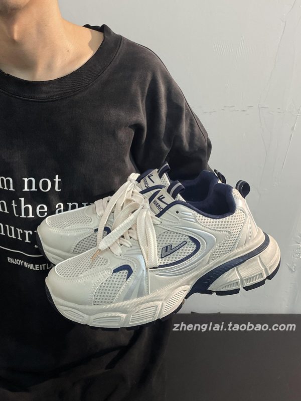 Men's Summer Retro Mesh Breathable Dad Shoes - Ultra-Light Thick Sole Sports Casual Footwear - 2025 American Style