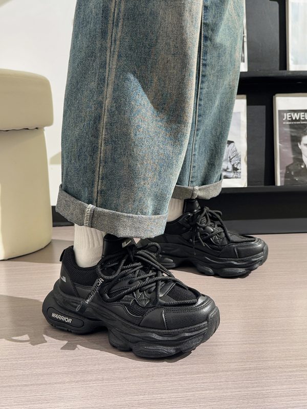 Men's Thick-Soled Dad Shoes - Retro Mesh Breathable Sports Casual Footwear for Summer, Versatile Y2K INS Trend